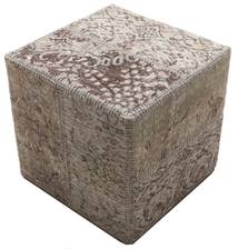 50X50 絨毯 オリエンタル パッチワーク Stool Ottoman プーフ 正方形 (ウール, トルコ) Carpetvista