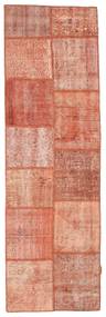  Patchwork Rug 79X252 Wool Orange/Beige Small Carpetvista