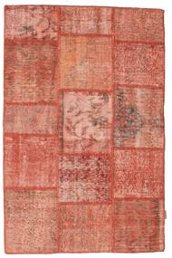 Patchwork Rug 118X181 Red/Orange Wool, Turkey Carpetvista