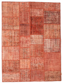  Patchwork Rug 171X232 Wool Orange/Red Carpetvista