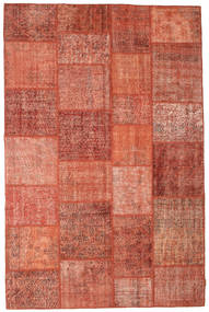  198X302 Patchwork Teppich Rot/Orange Türkei Carpetvista