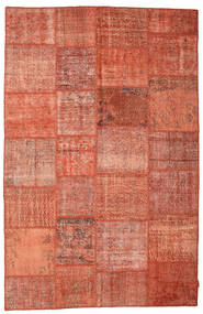  195X302 Patchwork Teppich Orange/Rot Türkei Carpetvista
