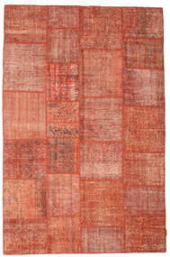  198X302 Patchwork Teppich Orange/Rot Türkei Carpetvista