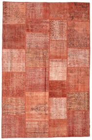  196X301 Patchwork Teppich Rot/Orange Türkei Carpetvista