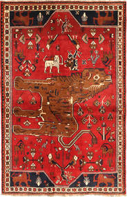  Persisk Ghashghai Fine Teppe 131X204 (Ull, Persia/Iran)