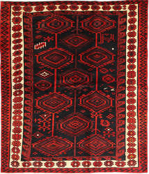  Persialainen Lori Matot 173X206 Tummanpunainen/Punainen Carpetvista