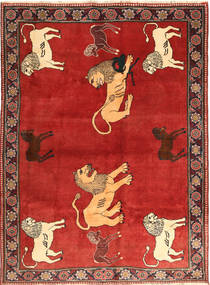 180X246 Ghashghai Fine Figural Matta Orientalisk (Ull, Persien/Iran) Carpetvista