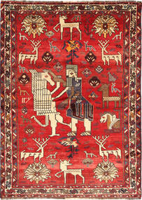 Tappeto Ghashghai Fine 131X183 (Lana, Persia/Iran)