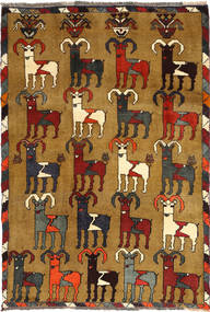 Qashqai Pictorial Rug 113X171 Wool, Persia/Iran Carpetvista