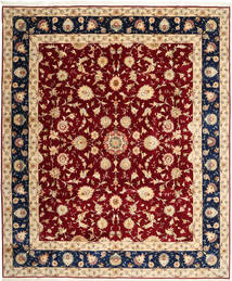 250X298 Tapete Tabriz 50 Raj Oriental Bege/Vermelho Escuro Grande (Lã, Pérsia/Irão) Carpetvista