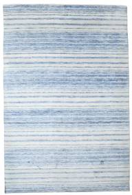 201X303 Tapis Bambou Soie Handloom Moderne Bleu Clair/Gris Clair (Laine, Inde) Carpetvista