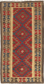  Kilim Maimane Rug 100X195 Wool Brown/Orange Small Carpetvista