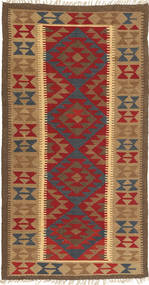 Kilim Maimane Rug 100X199 Orange/Brown Wool, Afghanistan Carpetvista