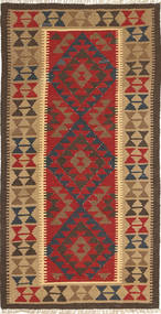 Kilim Maimane Rug 102X199 Orange/Brown Wool, Afghanistan Carpetvista
