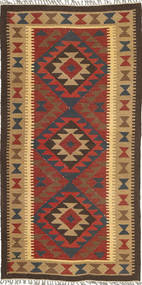Kilim Maimane Rug 100X199 Brown/Orange Wool, Afghanistan Carpetvista