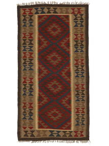 絨毯 キリム マイマネ 103X193 茶色/オレンジ (ウール, アフガニスタン)