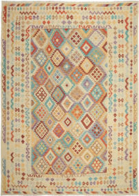 Kelim Afghan Old Stil Teppich 258X356 Großer Wolle, Afghanistan Carpetvista