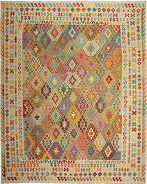  Kilim Afegão Old Style Tapete 318X396 Lã Grande Carpetvista