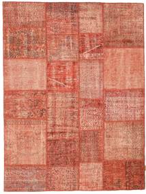  Patchwork Rug 173X233 Wool Orange/Red Carpetvista