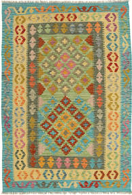  108X155 Petit Kilim Afghan Old Style Tapis Laine, Carpetvista
