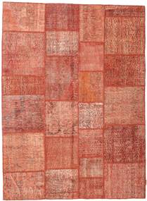  Patchwork Rug 169X232 Wool Red/Orange Carpetvista