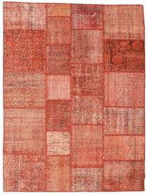  Patchwork Rug 173X231 Wool Red/Orange Carpetvista