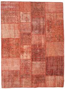 171X233 Patchwork Teppich Moderner Rot/Orange (Wolle, Türkei) Carpetvista