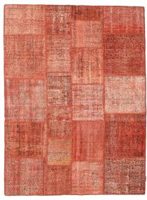  Patchwork Rug 171X231 Wool Red/Orange Carpetvista