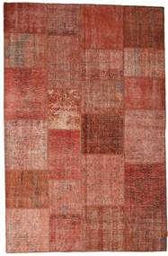 197X302 Patchwork Rug Modern Red/Brown (Wool, Turkey) Carpetvista