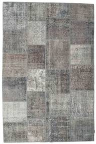  Patchwork Rug 197X302 Wool Grey/Dark Grey Carpetvista