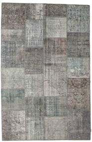  Patchwork Rug 197X303 Wool Grey/Dark Grey Carpetvista