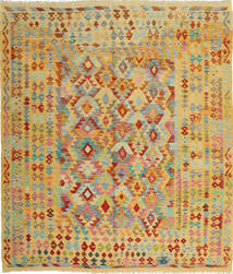 Kelim Afghan Old Stil Teppich 211X240 Wolle, Afghanistan Carpetvista