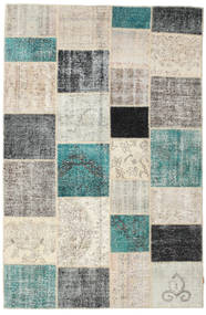 Patchwork Teppich 198X302 Beige/Grau Wolle, Türkei Carpetvista