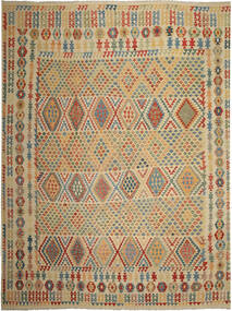 Tapis D'orient Kilim Afghan Old Style 356X448 Grand (Laine, Afghanistan)
