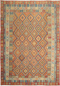  Kilim Afegão Old Style Tapete 245X349 Lã Grande Carpetvista