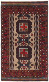 Baluch Rug Rug 102X166 Dark Red/Red Wool, Afghanistan Carpetvista