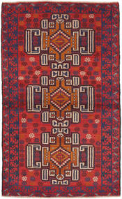 98X180 絨毯 オリエンタル バルーチ (ウール, アフガニスタン) Carpetvista