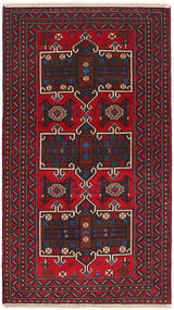 Belutsch Teppich 105X201 Wolle, Afghanistan Carpetvista