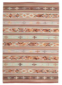  Tappeto Di Lana 120X180 Kelim Anatolian Multicolore Piccolo