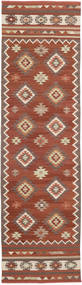  80X300 Small Kilim Malatya Rug - Brown Wool