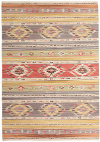  160X230 Kilim Nimrud Tappeto - Giallo/Arancione Lana