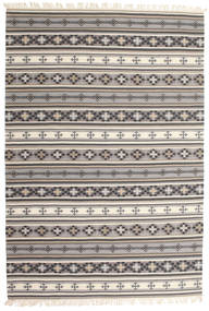  Wool Rug 190X290 Kelim Cizre Grey/Ivory White