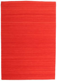  Alfombra De Lana 160X230 Vista Rojo Óxido/Rojo