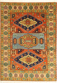 173X239 Medaillon Kazak Indisch Teppich Wolle, Carpetvista