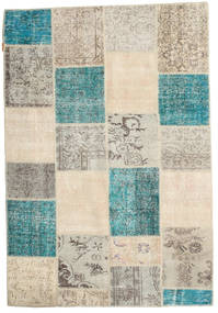 絨毯 パッチワーク 158X232 ベージュ/ターコイズ (ウール, トルコ)