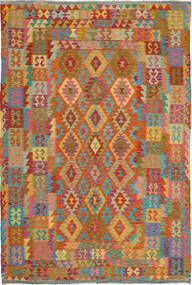 203X301 Tappeto Kilim Afghan Old Style Orientale (Lana, Afghanistan) Carpetvista
