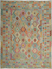  255X334 Large Kilim Afghan Old Style Rug Wool, Carpetvista
