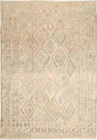 絨毯 オリエンタル キリム アフガン オールド スタイル 205X296 (ウール, アフガニスタン)