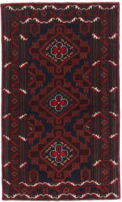Belutsch Teppich 107X193 Wolle, Afghanistan Carpetvista