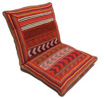 60X110 Χαλι Κιλίμ Sitting Cushion Πουφ Ανατολής (Μαλλί, Περσικά/Ιρανικά) Carpetvista